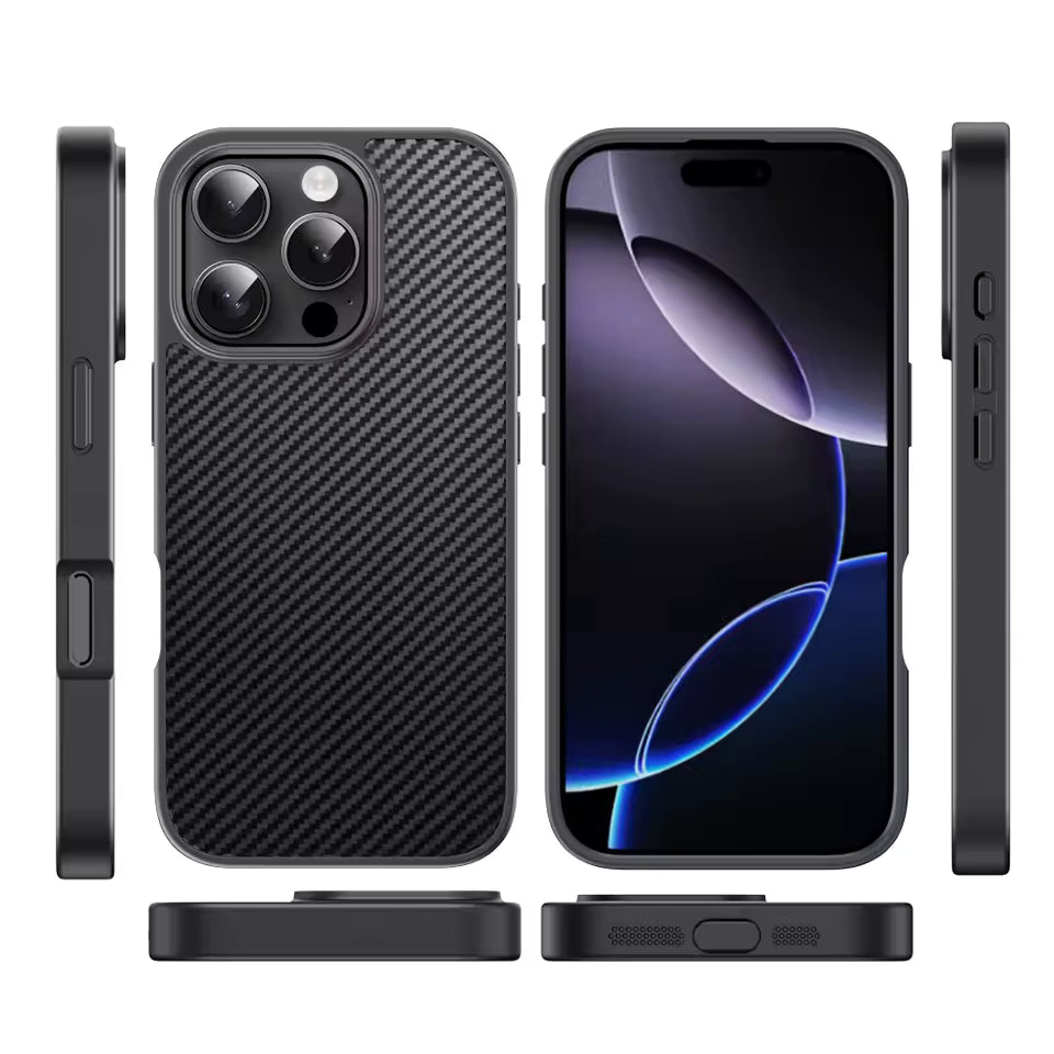 iPhone Shockproof Carbon Fibre Case