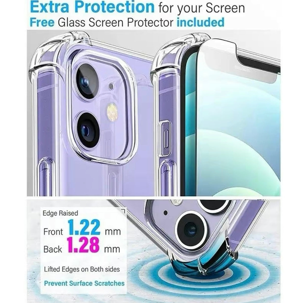 Clear Silicone Soft Ultra Soft Shockproof Gel iPhone Case