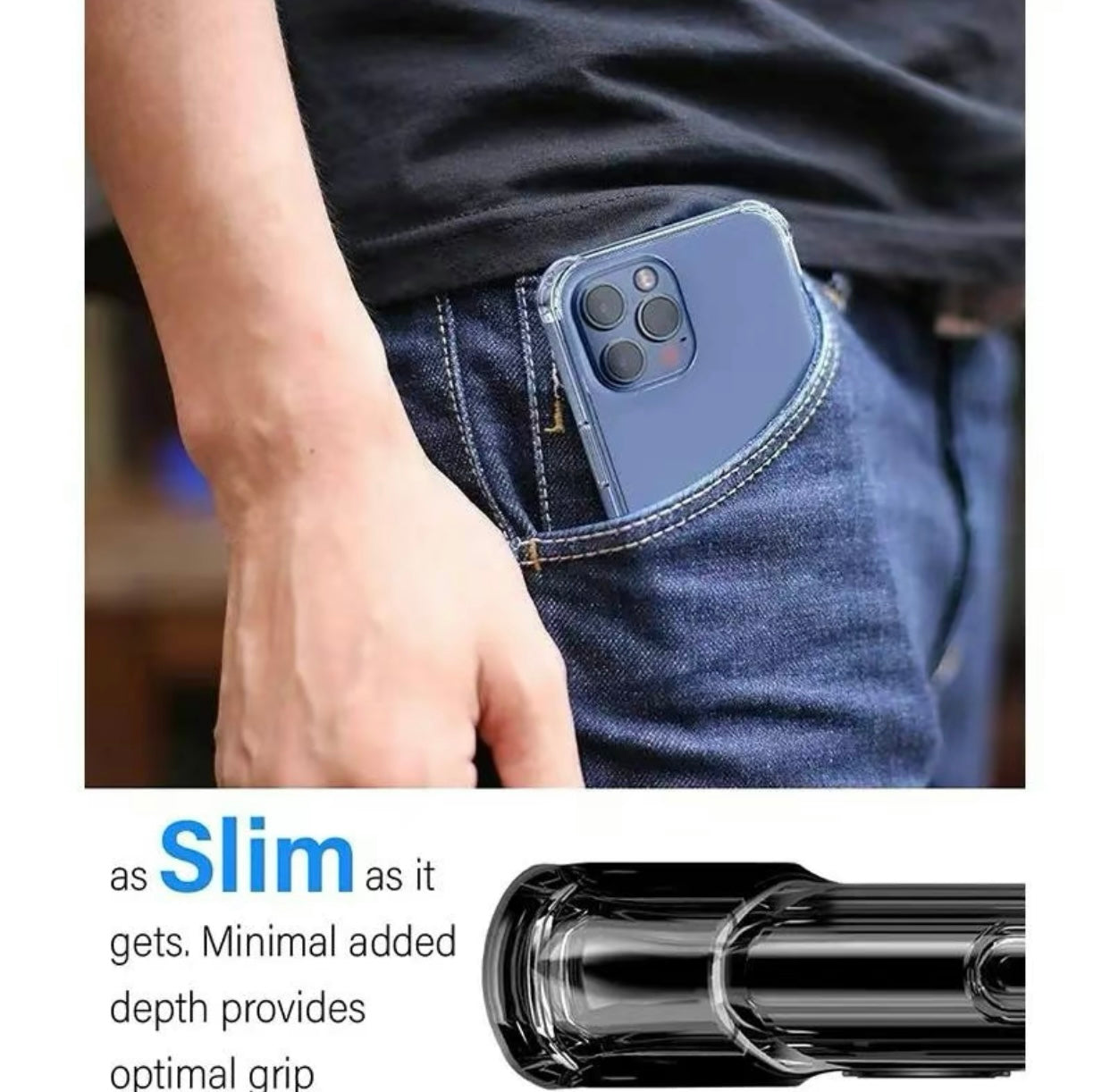 Clear Silicone Soft Ultra Soft Shockproof Gel iPhone Case