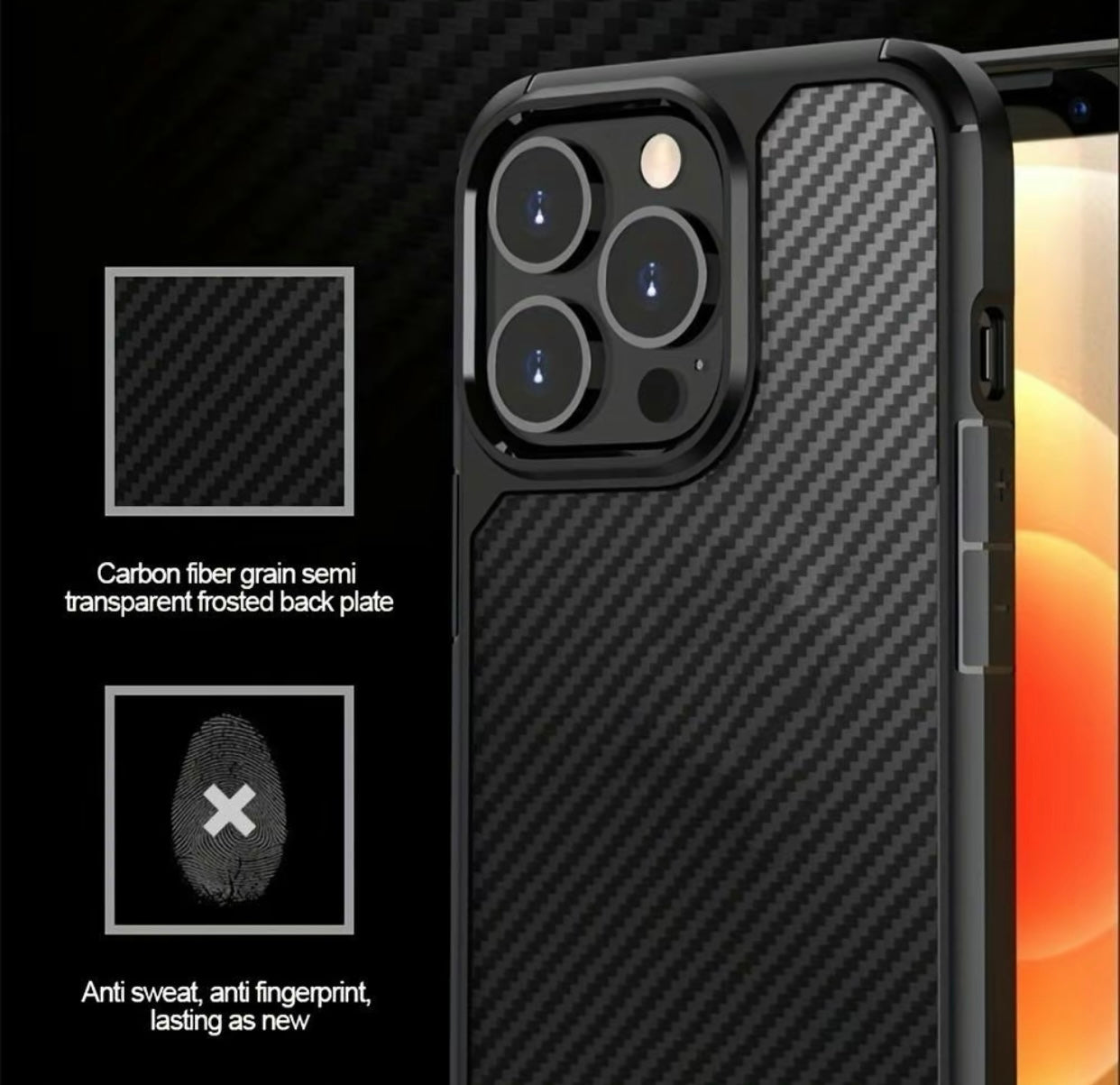 Ultra Hybrid Designed Solid TPU Matte Case - Black