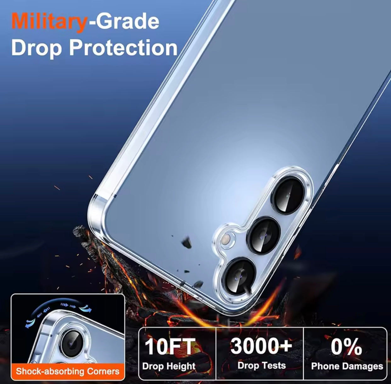 Samsung Clear Silicone Thin Case Case