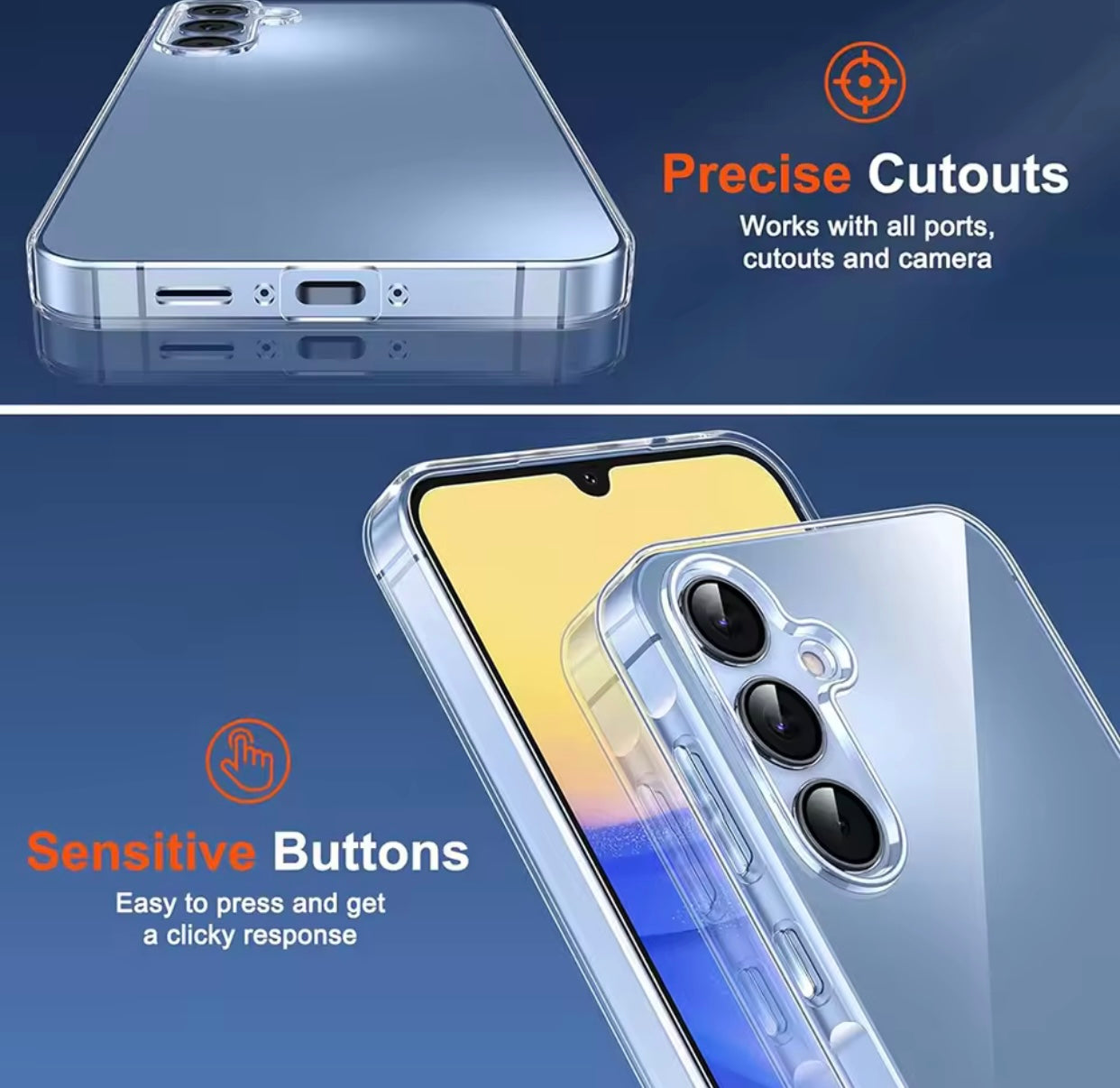 Samsung Clear Silicone Thin Case Case