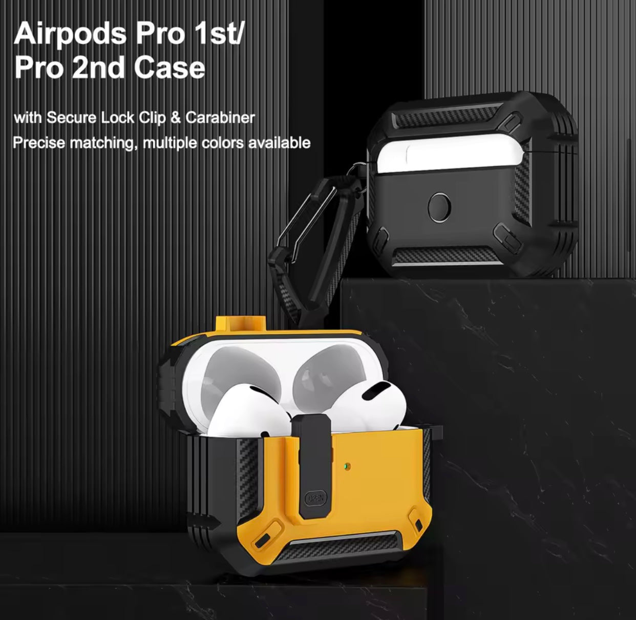 AirPod Pro & Pro 2 Protective Case Magnetic Suction Function