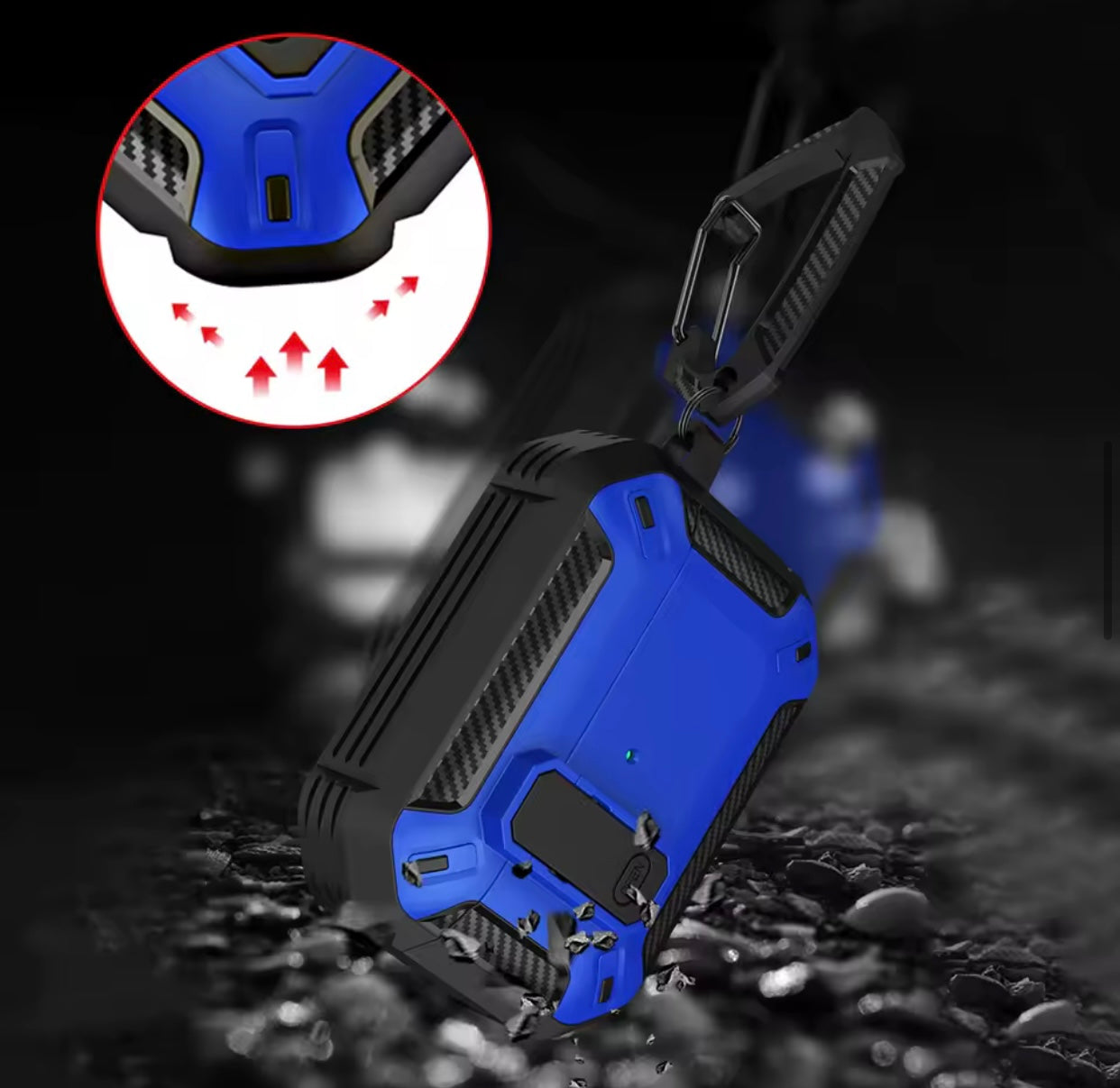 AirPod Pro & Pro 2 Protective Case Magnetic Suction Function