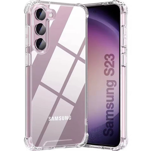 Samsung Rased Edge Clear Silicone Thin Cover Case