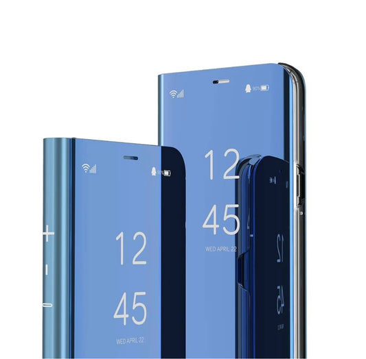 Samsung Clear View Flip Folio PU Leather - Blue