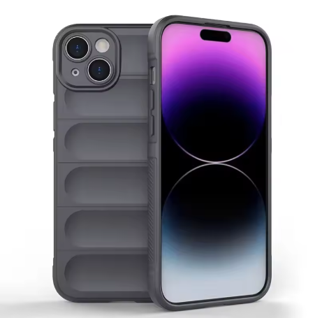 Shockproof Matte Soft Non-Slip Protective Cover Case - Grey