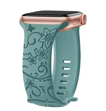 Engraved Band For Apple Watch Strap - Mint